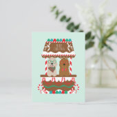 メリークリスマスゴールデンドルズホリデースタンドドッグス ポストカード (スタンド正面)