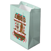 メリークリスマスゴールデンドルズホリデースタンドドッグス ミディアムペーパーバッグ (裏面アングル)