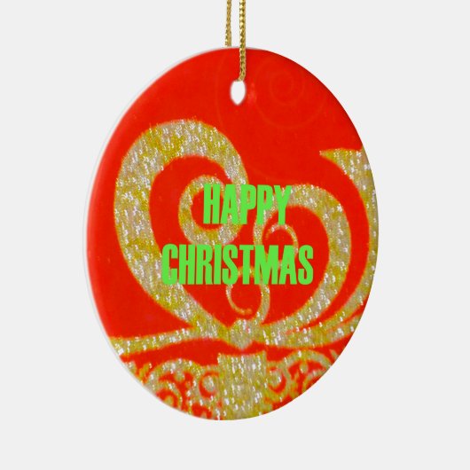 メリークリスマスゴールデンレッドスノーフレックス.jpg セラミックオーナメント (右)