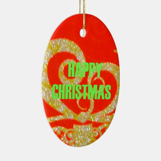 メリークリスマスゴールデンレッドスノーフレックス.jpg セラミックオーナメント (右)