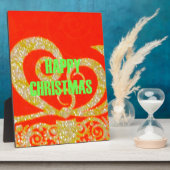 メリークリスマスゴールデンレッドスノーフレックス.jpg フォトプラーク (側面)