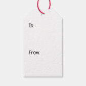 メリークリスマスゴールデンレトリバードッグスベーキング ギフトタグ (裏面)