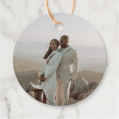 メリークリスマスゴールドフォイルフォトラベル フェイバータグ (裏面)