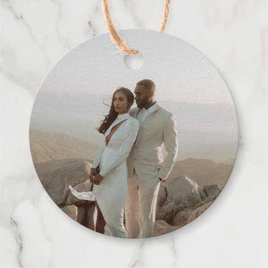 メリークリスマスゴールドフォイルフォトラベル フェイバータグ (裏面)