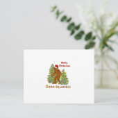 メリークリスマスゴーンズスクアチン シーズンポストカード (スタンド正面)