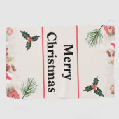 メリークリスマスゴ最高のルフタオル ゴルフタオル (横)