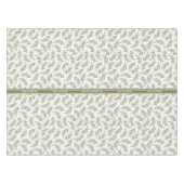 メリークリスマスサイプレス&降雪パターンホリデー テーブルクロス (正面(横))