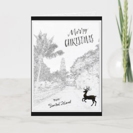 メリークリスマスサニベルアイランドライトハウスFL シーズンカード