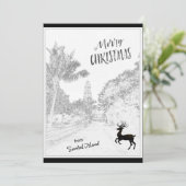 メリークリスマスサニベルアイランドライトハウスFL シーズンカード (スタンド正面)