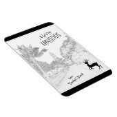 メリークリスマスサニベルアイランドライトハウスFL マグネット (右側)