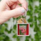 メリークリスマスサボテンの花 キーホルダー (手)