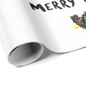 メリークリスマスサボテン包装紙 ラッピングペーパー (ロールコーナー)