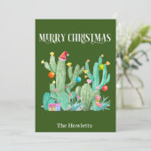 メリークリスマスサボテン砂漠の南西 シーズンカード (スタンド正面)