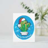 メリークリスマスサボテン シーズンポストカード (スタンド正面)