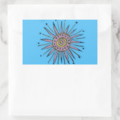 メリークリスマスサンシャインホリデー.png 長方形シール (バッグ)