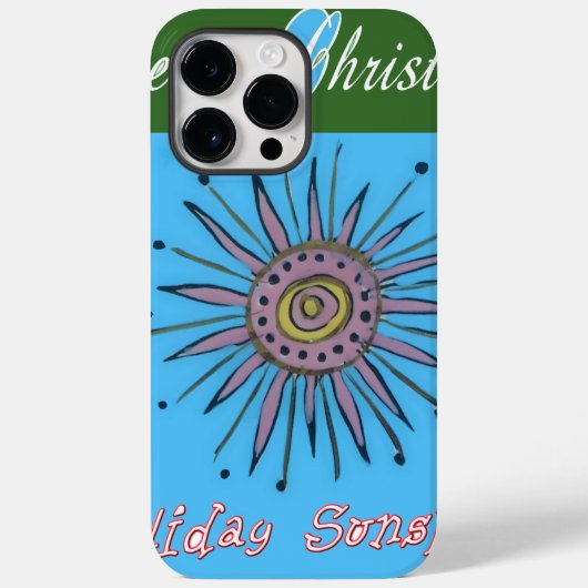 メリークリスマスサンシャインホリデー.png Case-Mate iPhoneケース (裏面)