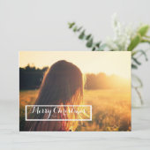 メリークリスマスサンセットカード シーズンカード (スタンド正面)