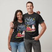 メリークリスマスサンタおもしろいTシャツ Tシャツ (ユニセックス)