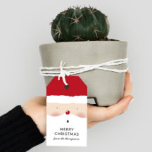 メリークリスマスサンタかわいいおもしろいパーソナライズされた名