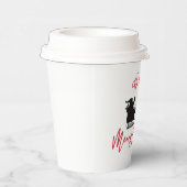 メリークリスマスサンタそりとトナカイ 紙コップ (右)