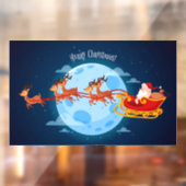 メリークリスマスサンタとそり ウィンドウサイン (シート2)