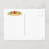 メリークリスマスサンタとトナカイのはがき シーズンポストカード (裏面)