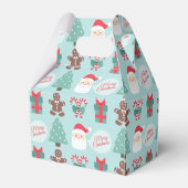 メリークリスマスサンタのおすすめボックス フェイバーボックス (裏面サイド)