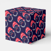 メリークリスマスサンタのお願い箱 フェイバーボックス (裏面サイド)