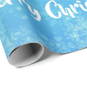 メリークリスマスサンタのそりユニコーンがパーソナライズ ラッピングペーパー (ロールコーナー)