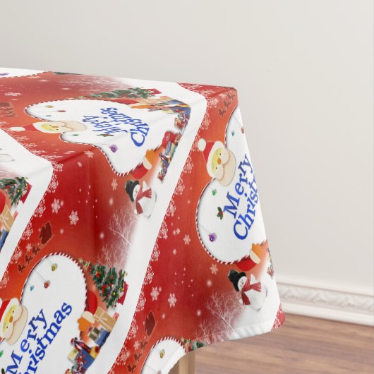 メリークリスマスサンタの愛 テーブルクロス (インサイチュ)