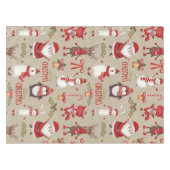 メリークリスマスサンタアンドフレンズ テーブルクロス (正面(横))