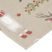 メリークリスマスサンタアンドフレンズ テーブルクロス (アングル)