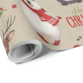 メリークリスマスサンタアンドフレンズ ラッピングペーパー (ロールコーナー)