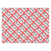 メリークリスマスサンタアンドホース テーブルクロス (正面(横))