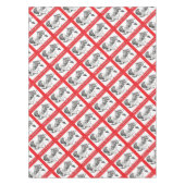 メリークリスマスサンタアンドホース テーブルクロス (正面)