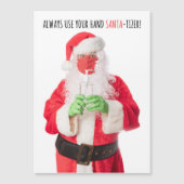 メリークリスマスサンタイン顔マスクサニタイザ2020 (正面)