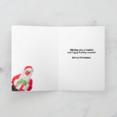 メリークリスマスサンタイン顔マスク2020 シーズンカード (内部)