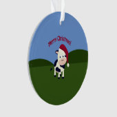 メリークリスマスサンタカウズ オーナメント (正面)