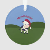 メリークリスマスサンタカウズ オーナメント (裏面)