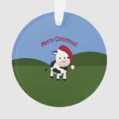 メリークリスマスサンタカウズ オーナメント (正面)