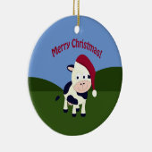 メリークリスマスサンタカウズ セラミックオーナメント (右)