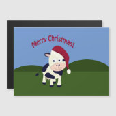 メリークリスマスサンタカウ磁気カード (正面/裏面)