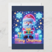 メリークリスマスサンタギフト 招待状 (正面)