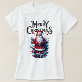 メリークリスマスサンタクロスパジャマ Tシャツ