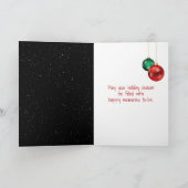 メリークリスマスサンタクロースと月 シーズンカード (内部)