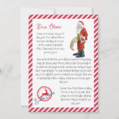 メリークリスマスサンタクロースの手紙の北極 招待状 (正面)