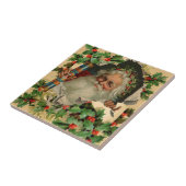 メリークリスマスサンタクロースアンティーククラシック タイル (側面)