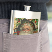 メリークリスマスサンタクロースアンティーククラシック フラスク (インサイチュ)