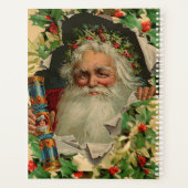 メリークリスマスサンタクロースアンティーククラシック プランナー手帳 (裏面)