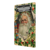 メリークリスマスサンタクロースアンティーククラシック ミニクリップボード (アングル2)